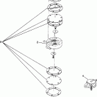 B944058 SL 650 Fuel pump assembly sl 650 b944058