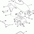 B924058 SL 650 Front storage compartment sl 650 / b924058