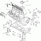 B924058 SL 650 Engine mounting sl 650 / b924058