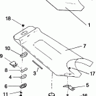 B924058 SL 650 Seat assembly sl 650 / b924058