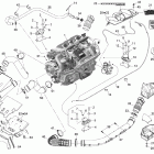 RXT-X 255 and 255 RS, 1503 SCIC HO Опора двигателя и глушитель воздухозаборника