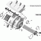 GTX STD 1503 SCIC 02- air intake manifold and throttle body v1 sea-doo