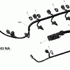 GTX STD 1503 NA Жгут проводов двигателя