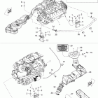 RXP STD 1503 NA Опора двигателя и глушитель воздухозаборника