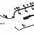 GTI STD 1503 DT Жгут проводов двигателя