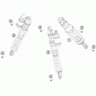 525 XC ATV CHASSIS Моно амортизатор