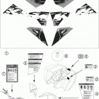 525 XC ATV CHASSIS Наклейки