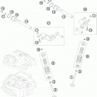 525 EXC ATV ENGINE Клапана