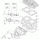 3D 947 DI Цилиндр и выпускной коллектор