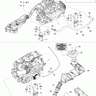 GTX 4-TEC LTD Опора двигателя и глушитель воздухозаборника