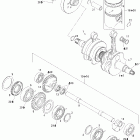 3D RFI Коленвал и поршни