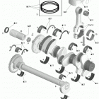 GTX 4-TEC 01- crankshaft, pistons