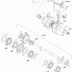 3D RFI Коленвал и поршни