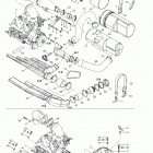 GTI LE RFI, 6103/6104 Крепление двигателя и глушитель