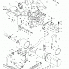 GTX, 5587/5588 Крепление двигателя и глушитель