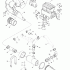 GTI, 5647/5657 Крепление двигателя и глушитель
