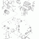 GS, 5644/5827 Крепление двигателя и глушитель