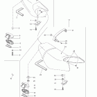 GTX Limited, 5888/5889 09- seat rear and front (engine cover)