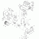 GTI, 5836/5841 Крепление двигателя и глушитель