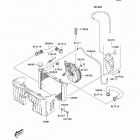 KFX400 (KSF400-A6F) Радиатор