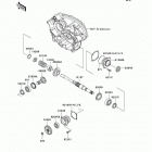 KFX700 (KSV700-B1) Передняя коническая зубчатая передача