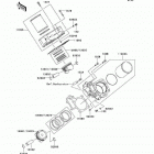 Prairie 700 4x4 (KVF700-A2) Цилиндр и поршни