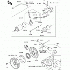 Brute Force 750 4x4i (KVF750-C6F) Starter motor(c6f)