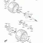 KFX400 (KSF400-A6F) Задняя ступица колеса
