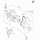 KFX400 (KSF400-A6F) Водяной насос