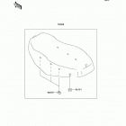 Brute Force 650 4x4 (KVF650-D1) Сидение