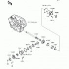 Brute Force 650 4x4 (KVF650-D1) Передняя коническая зубчатая передача