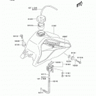 KFX80 (KSF80-A6F) Топливный бак