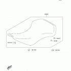 KFX400 (KSF400-A6F) Сидение