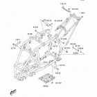 KFX400 (KSF400-A6F) Рама