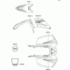 KFX700 (KSV700-C6F) Наклейки