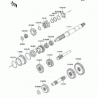 Prairie 700 4x4 (KVF700-A6F) Трансмиссия