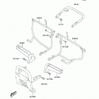 KFX400 (KSF400-A6F) Подножки