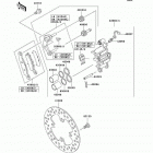 Prairie 700 4x4 (KVF700-A6F) Передний тормоз