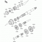 KFX700 (KSV700-C6F) Трансмиссия