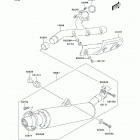 KFX400 (KSF400-A6F) Глушитель