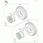 Brute Force 650 4x4i (KVF650-F8F) Колеса,покрышки