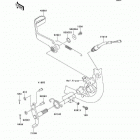 KFX700 (KSV700-B1) Педаль тормоза