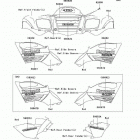 Prairie 700 4x4 (KVF700-A6F) Decals(red)