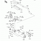 Brute Force 750 4x4i (KVF750-C6F) Muffler(s)(-jkavfdb1 6b503806)