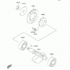 KFX400 (KSF400-A6F) Балансирный вал