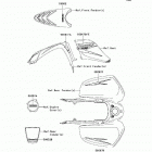 KFX700 (KSV700-B6F) Decals(b6f)