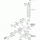 KFX400 (KSF400-A6F) Передняя подвеска