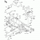 Prairie 700 4x4 (KVF700-A6F) Рама ,крепежные детали