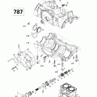 SP, 5879 01- crankcase, rotary valve (787)