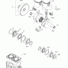 GS,5621/GSI, 5622 Коленвал и поршни